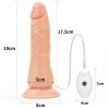 ZESTAW STAP-ON DILDO SZTUCZNY PENIS PROTEZA Z WIBRACJAMI 19 CM